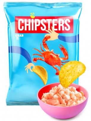 Patatas Sabor a Cangrejo Chipster's 60g.